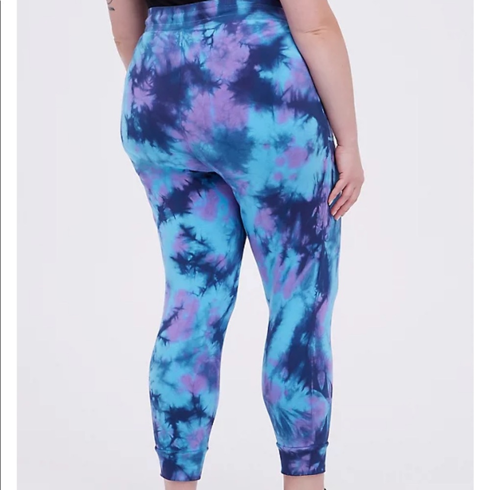 TORRID Fleece Tie Dye Joggers - Picture 3 of 8